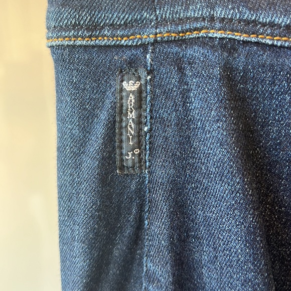 ARMANI JEANS DENIM PENCIL SKIRT - SIZE SMALL - Picture 3 of 8